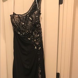 Dave and Johnny black with iridescent beading